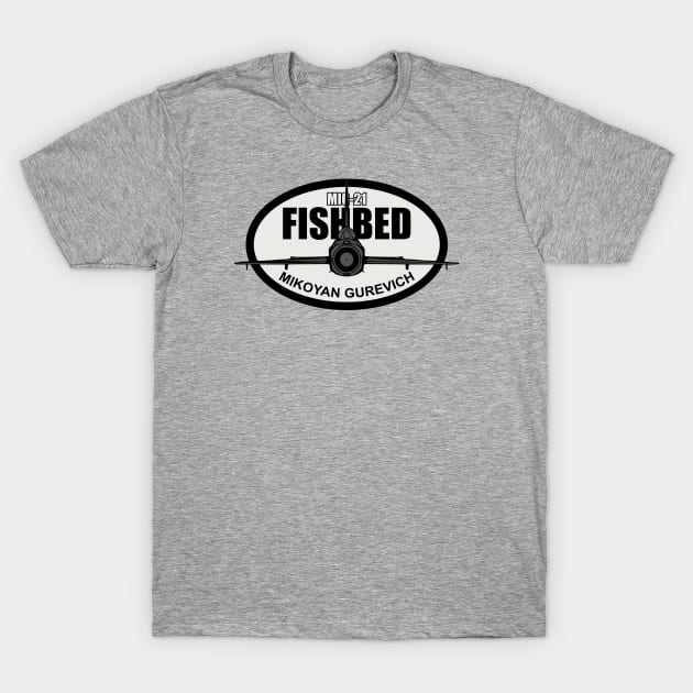 Mig-21 Fishbed T-Shirt by TCP